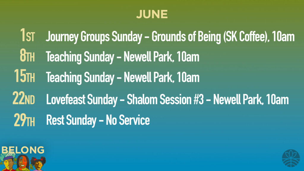 BELONG June Calendar